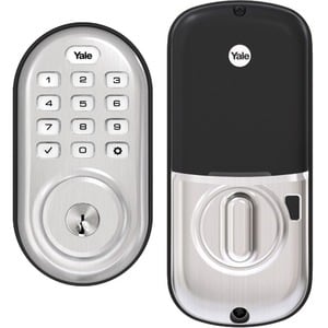 Yale Assure Lock Push Button Deadbolt - Z-WaveSatin Nickel