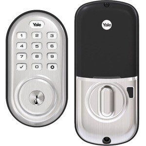 Yale Assure Lock Push Button Deadbolt - Z-WaveSatin Nickel