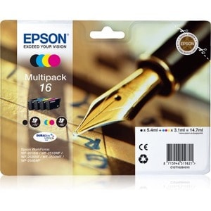 Cartucce di inchiostro, DURABrite™ Ultra, 16, Penna e cruciverba, Multipack, 1 x 3,1 ml Ciano, 1 x 3,1 ml Magenta, 1 x 5,4