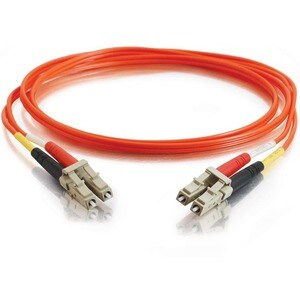 C2G 3m LC-LC 50/125 Duplex Multimode OM2 Fiber Cable - Orange - 10ft - 3m LC-LC 50/125 Duplex Multimode OM2 Fiber Cable - 