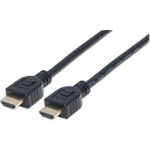 Manhattan Cable HDMI 2.0 intramuro M-M 5.0M - Extremo Secundario: 1 x 19-pin HDMI Digital Audio/Video - Male - 18Gbit/s - 