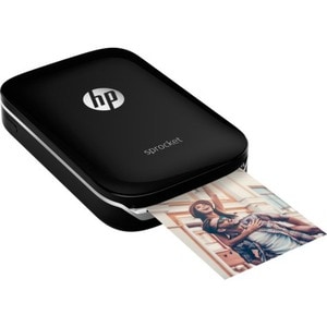 Stampante Zero Ink HP Sprocket - Colore - Stampa foto - Portatili - Nero - 313 x 400 dpi - Bluetooth - LAN wireless - USB 