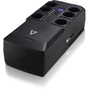 V7 UPS1DT750-1E Standby-UPS - 750 VA/450 W - 2U Rackmontage - 8 Stunde(n) Recharge - 30 s Stand-by - 230 V AC Eingang - 24