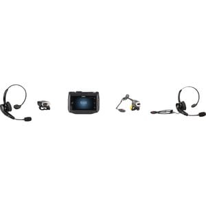 Zebra Kabel Kopfbügel, Nackenbügel Mono Headset - Schwarz - Monaural - Ohraufliegend - 300 Hz bis 6 kHz Frequenzgang - Ger