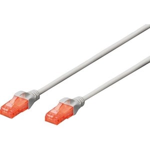 Assmann DIGITUS Professional 25 cm Kategorie 6 Netzwerkkabel für Netzwerkgerät - Zweiter Anschluss: 1 x RJ-45 Network - Male - Patchkabel - 26/7 AWG - Grau