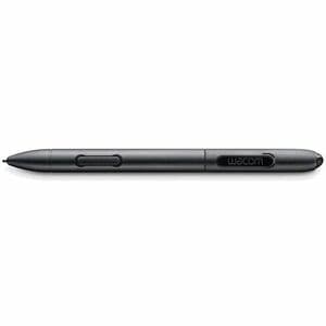 Wacom KP-302E-00C Stylus - 1 - Ersetzbare Stylus-Spitze - Aluminium - Schwarz - Grafiktablett Unterstütztes Gerät