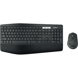 Logitech MK850 Keyboard & Mouse - QWERTY - Danish, Swedish, Norwegian, Finnish - USB Wireless Bluetooth/RF - Keyboard/Keyp
