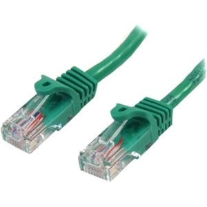 StarTech.com 5m Green Cat5e Patch Cable with Snagless RJ45 Connectors - Long Ethernet Cable - 5 m Cat 5e UTP Cable - Make 