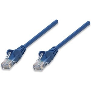 Intellinet CABLE DE RED PATCH CAT5E RJ45 1.0M (3 FT.)AZUL - Extremo Secundario: 1 x RJ-45 Network - Male - 1Gbit/s - Cable
