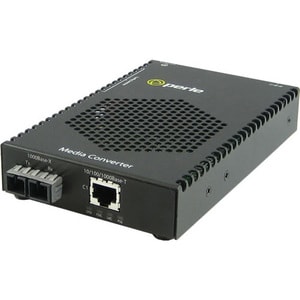 S-1110P-M2SC05-XT - 10/100/1000 GIGABIT ETHERNET STAND-ALONE INDUSTRIAL TEMPERATURE MEDIA RATE CONVERTER WITH POE POWER SO