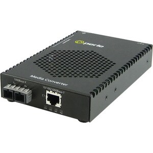 S-1110PP-M2SC05-XT - 10/100/1000 GIGABIT ETHERNET STAND-ALONE INDUSTRIAL TEMPERATURE MEDIA RATE CONVERTER WITH POE+ ( POEP