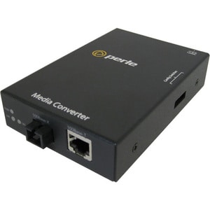 Perle S-110-S1SC20D-XT - 10/100 Industrial Temperature Media Converter - 1 x Network (RJ-45) - 1 x SC Ports - 10/100Base-T