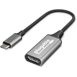 Plugable USB 3.1 Type-C to HDMI 2.0 Adapter - 1 Pack - USB 3.1 Type C - 1 x HDMI HDMI 2.0 Digital Audio/Video Female - 384