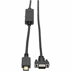 Eaton Tripp Lite Series HDMI to VGA Active Adapter Cable (HDMI to Low-Profile HD15 M/M), 6 ft. (1.8 m), TAA - HDMI/VGA for