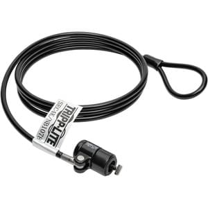 Tripp Lite by Eaton Security Lock for Laptops and Peripherals, Keyed, 4 ft. (1.22 m) Cable - Polyvinyl Chloride (PVC), Nic