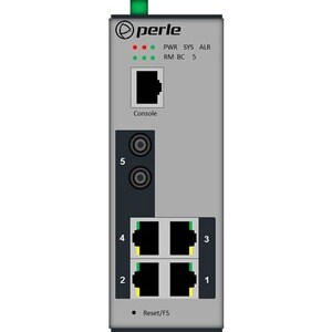 IDS-205F-TSD120 - INDUSTRIAL MANAGED ETHERNET SWITCH - 5 PORTS: 4 X 10/100/1000BASE-T RJ-45 PORTS AND 1 X 100BASE-ZX 1550N