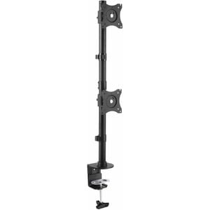 StarTech.com Desk Mount Dual Monitor Mount, Vertical, Steel Dual Monitor Arm, For VESA Mount Monitors up to 27" (22lb/10kg