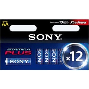 Sony Stamina Plus Battery - 12 - For General Purpose - AA - 1.5 V DC