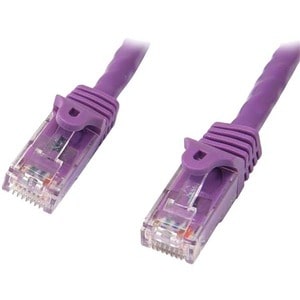 StarTech.com 10m Purple Cat5e Patch Cable with Snagless RJ45 Connectors - Long Ethernet Cable - 10 m Cat 5e UTP Cable - Ma