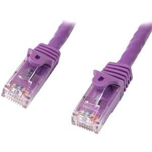 StarTech.com 7m Purple Cat5e Patch Cable with Snagless RJ45 Connectors - Long Ethernet Cable - 7 m Cat 5e UTP Cable - Make