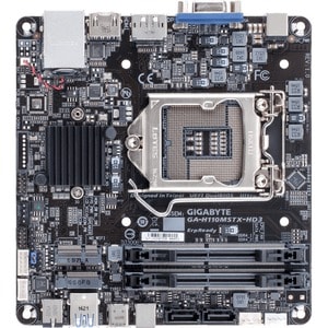 Gigabyte Ultra Durable GA-H110MSTX-HD3 Desktop Motherboard - Intel H110 Chipset - Socket H4 LGA-1151 - Mini-STX - Core i7 