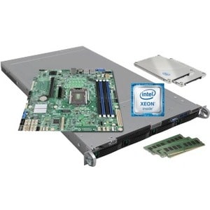 Intel Server System LR1304SPCFSGX1 1U Rack Server - 1 Xeon E3-1270 v6 3.80 GHz - 64 GB RAM - 2.40 TB SSD - (2 x 1.2TB) SSD