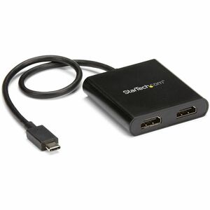 StarTech.com Signalverteiler - Plastik - 3840 × 2160 - 2 x HDMI Aus - USB