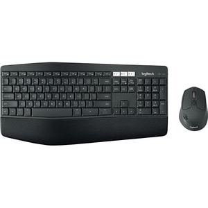 Logitech MK850 Performance Wireless Keyboard and Mouse Combo - USB Wireless Bluetooth/RF - Black - USB Wireless Bluetooth/