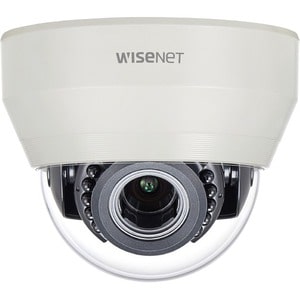 Wisenet HCD-6070R 2 Megapixel Indoor/Outdoor Full HD Surveillance Camera - Color - Dome - Ivory - 65 ft Infrared Night Vis