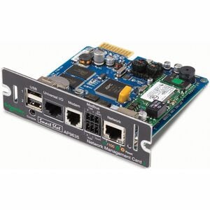 APC by Schneider Electric UPS Management Adapter - SmartSlot - 1 x Network (RJ-45) Port(s) - Serial - USB