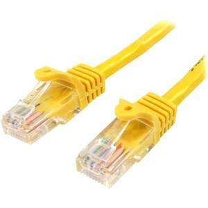 StarTech.com 7m Yellow Cat5e Patch Cable with Snagless RJ45 Connectors - Long Ethernet Cable - 7 m Cat 5e UTP Cable - Make