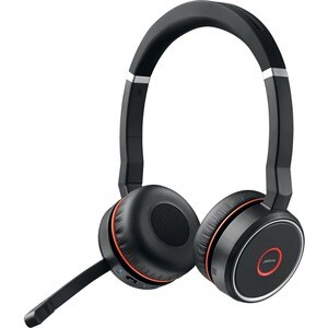Casque Jabra EVOLVE 75 MS - Sans fil - Design Sur tête - Stéréo - Binaural - Circumaural - Portée 3048 cm - Bluetooth - Fr