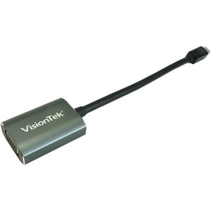 VisionTek Mini DisplayPort to VGA Active Adapter (M/F) - 7" Mini DisplayPort/VGA Video Cable for Monitor, Video Device, Co