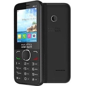 Alcatel One Touch 20.45 128 MB Feature Phone - 6.1 cm (2.4") LCD QVGA 240 x 320 - 64 MB RAM - 3G - Black - Bar - 1 SIM Sup