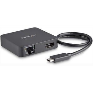StarTech.com USB Type C Docking Station for Notebook - Black - TAA Compliant - 1 Displays Supported - 4K - 4096 x 2160, 38