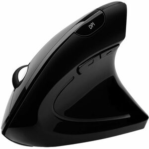 iMouse E10 Vertical Ergonomic Mouse - 2.4 GHz Wireless - 6 Button(s) - 1600 dpi - Scroll Wheel - Right-handed - AAA Batter