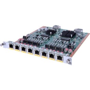 HPE FlexNetwork MSR 8-port E1/Fractional E1/T1/Fractional T1 HMIM Module - For Data Networking - 8 x T1/E1 NetworkEthernet