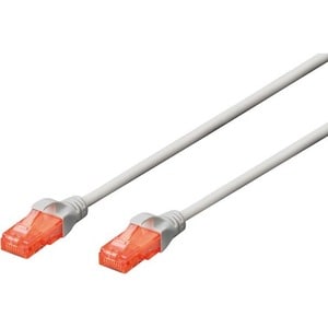 Digitus 2 m Kategorie 6 Netzwerkkabel - 1 - Zweiter Anschluss: 1 x RJ-45 Network - Male - Patchkabel - 26/7 AWG - Grau