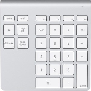 Belkin YourType Bluetooth Wireless Keypad - Wireless Connectivity - Bluetooth - 28 Key - Mac Pro, MacBook, iMac, Desktop C