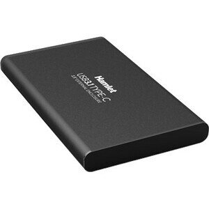 Hamlet Drive Enclosure - USB 3.1 Type C Host Interface External - Black - 1 x Total Bay - 1 x 2.5" Bay - Plastic, Aluminium