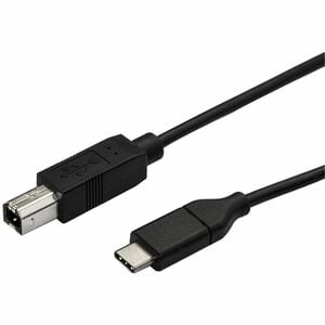 StarTech.com 0.5m USB C to USB B Printer Cable - M/M - USB 2.0 - USB C to USB B Cable - USB C Printer Cable - USB Type C t