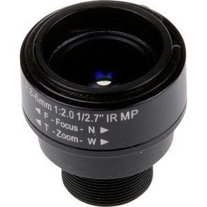 AXIS - 2.80 mm to 6 mmf/2 - Zoom Lens for M12-mount - Designed for Surveillance Camera - 2.1x Optical Zoom