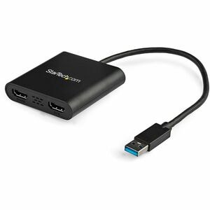 StarTech.com Adattatore da USB 3.0 a doppio HDMI 4K30Hz - Scheda video e grafica esterna - Convertitore per dual monitor H