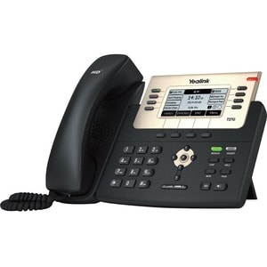 Yealink T27G IP Phone - Desktop, Wall Mountable - VoIP - 2 x Network (RJ-45) - PoE Ports