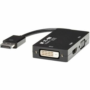 Eaton Tripp Lite Series DisplayPort to VGA/DVI/HDMI All-in-One Converter Adapter - 4K 60 Hz HDMI, DP 1.2 - DVI/DisplayPort