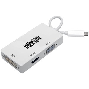 Tripp Lite USB C to HDMI / DVI / VGA Multiport Adapter 4K USB Type C to HDMI, USB-C, USB Type-C - 1 x HDMI - 1 x VGA - 1 x