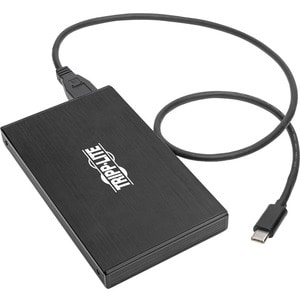 Tripp Lite by Eaton USB 3.1 Gen 2 (10 Gbps) 2.5 in. SATA SSD/HDD to USB-C Enclosure Adapter with UASP Support, Thunderbolt