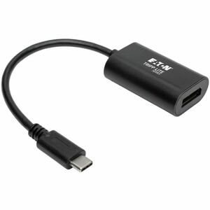 Eaton Tripp Lite Series USB-C to Displayport 4K 60Hz Adapter, Black - 1 x DisplayPort - Mac, Chrome OS