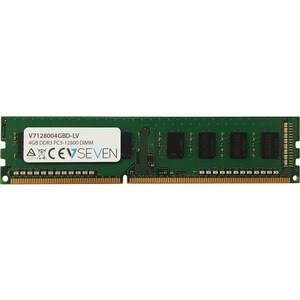 Modulo Memoria V7 - 4 GB (1 x 4 GB) - DDR3 SDRAM - 1600 MHz DDR3-1600/PC3-12800 - 1,35 V - Non-ECC - Unbuffered - CL11 - 2