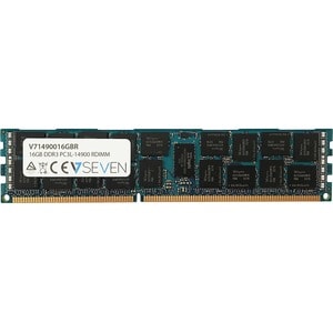 Modulo Memoria V7 V71490016GBR - 16 GB - DDR3-1866/PC3-14900 DDR3 SDRAM - 1866 MHz Due rank Memoria - CL13 - 1,50 V - ECC 